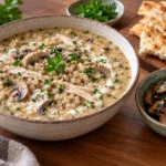 طرز تهیه سوپ شیر و قارچ مجلسی و رستورانی