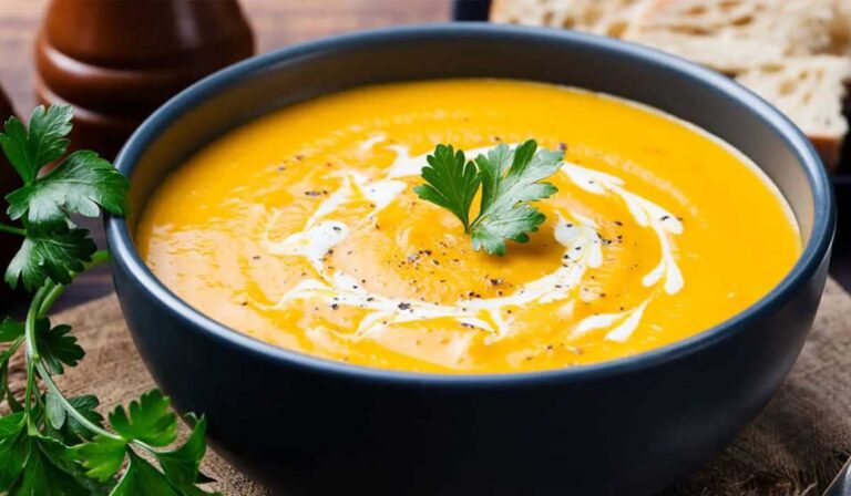 طرز تهیه سوپ کدو حلوایی