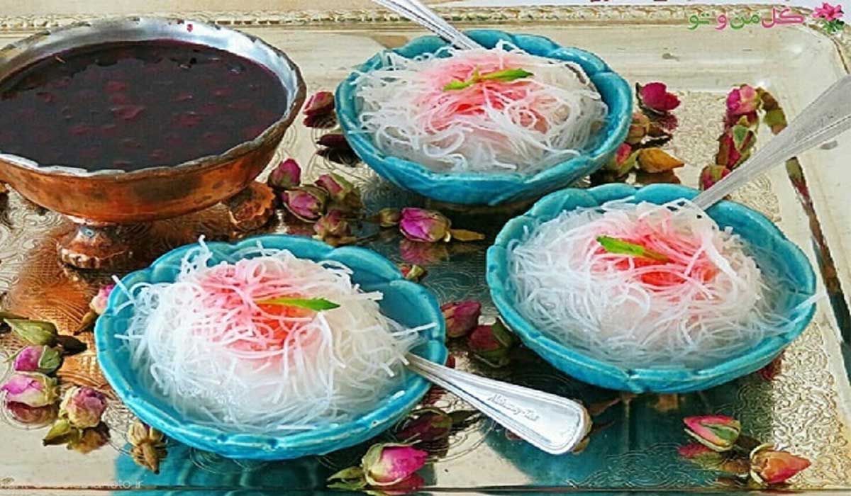 طرز تهیه فالوده بستنی