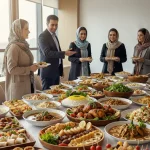 راهنمای جامع سفارش غذا برای مراسم سازمانی و اداری