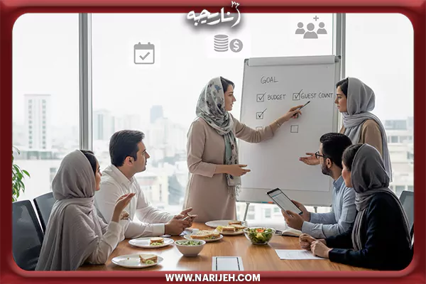 راهنمای گام به گام سفارش غذا برای شرکت: چک لیست کامل
