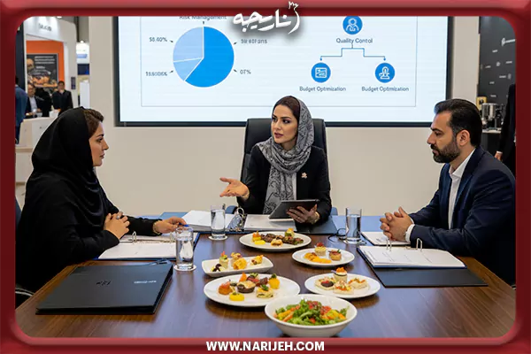 مدیریت مالی و انتخاب شریک کیترینگ در رویدادهای شرکتی