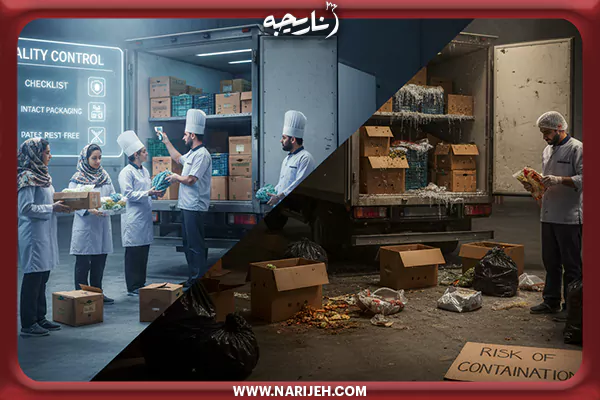 از تأمین تا انبار: کنترل کیفیت مواد اولیه آشپزخانه کیترینگ