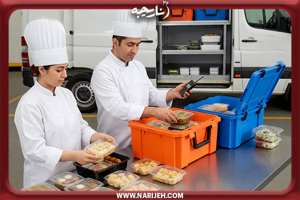 بسته‌ بندی، حمل و توزیع ایمن غذا توسط کترینگ