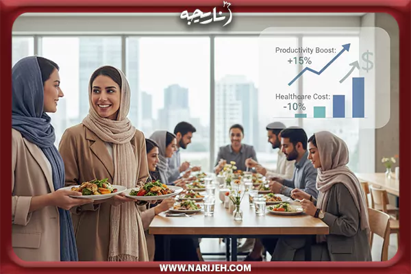 چگونه تغذیه کارمندان بر سود آوری شرکت تاثیر می گذارد