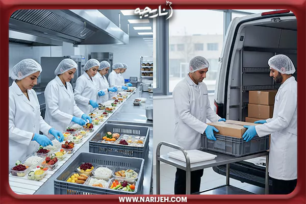 اهمیت بسته بندی و توزیع غذا در موفقیت کترینگ شرکتی