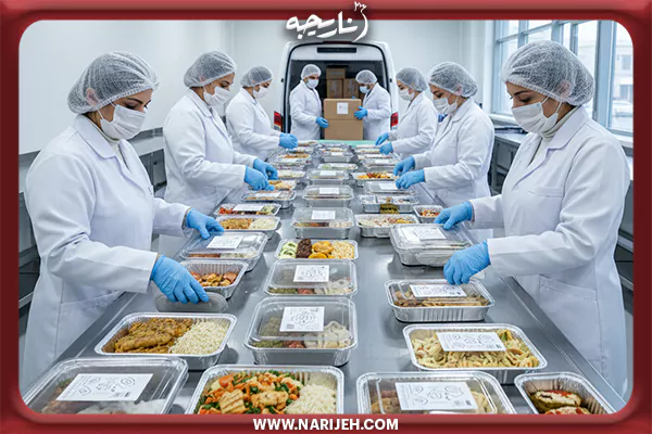 اصول بسته بندی مدرن و بهداشتی غذای سازمانی