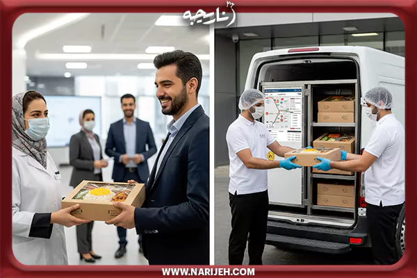 لجستیک هوشمند، ستون فقرات توزیع غذای سازمانی
