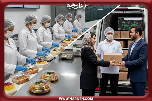 ناریجه چگونه امنیت و کیفیت غذای سازمانی شما را تضمین می کند؟