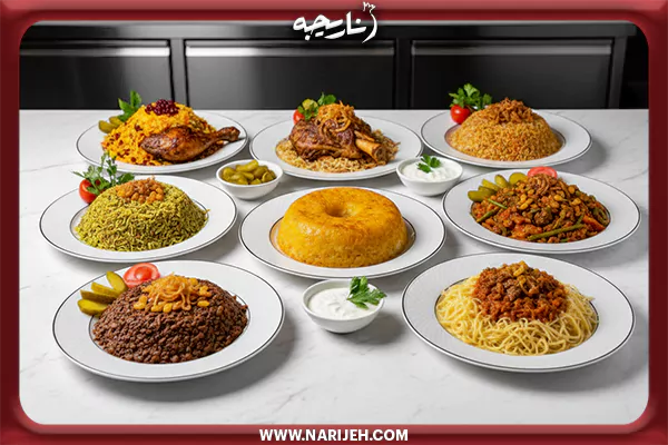 پلوها و غذاهای ترکیبی (تنوع بی‌ نظیر در منوی غذای سازمانی)