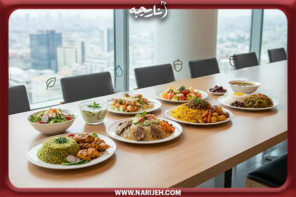 ایده منوی فصلی برای ناهار شرکتی (نمونه‌ های پیشنهادی)