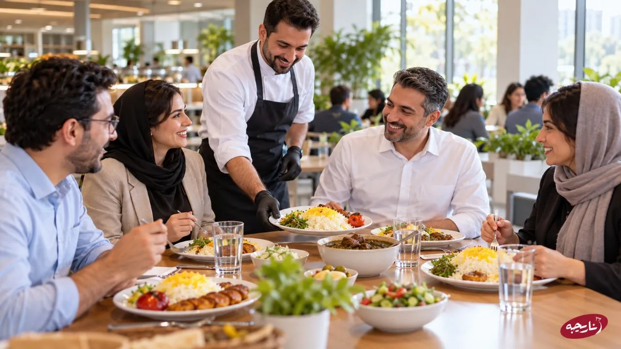 تهیه غذای پرسنل سازمانها