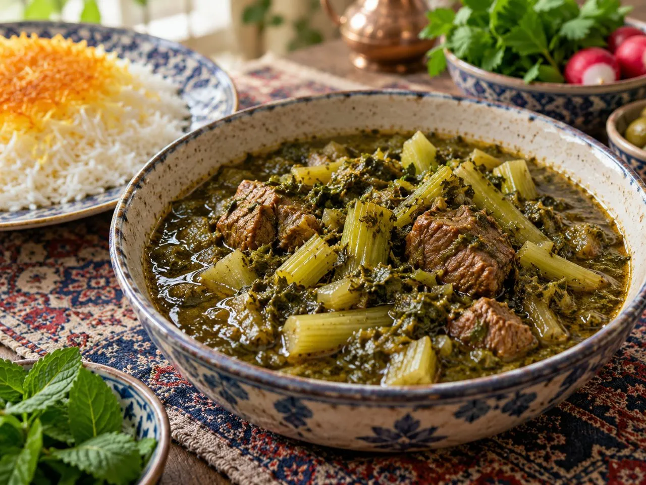 طرز تهیه خورش کرفس