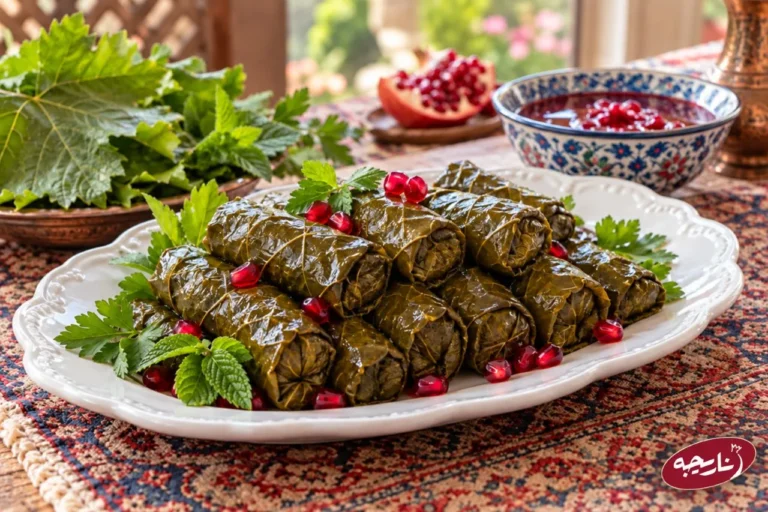 طرز تهیه دلمه برگ مو 1